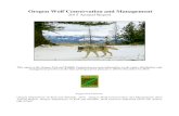 Oregon Wolf Conservation and Management · OR30 pair East 2 OR35 pair East 2 Individual Wolves East 2 Individual Wolves West 2 Reproduction: Reproduction was documented in fourteen