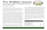 The Wildlife Societywildlife.org/wp-content/uploads/2015/08/SETWSNews_MAY2015.pdf · eastern Wildlife Management Excellence Award and the C. W. Watson Lifetime Achievement Award are