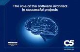 The role of the software architect in successful projectsstatic.codingthearchitecture.com/presentations/bcs2008... · 2010-01-15 · The role of a software architect Delivery Ownership