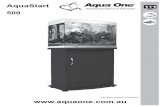 AquaStart - Reptile One · 2017-02-23 · (See Tips) Fig 8. 9. At this stage place plastic plants, decorations and heater (See Tips) in to the tank. Fig 3. 10. Fill the aquarium with