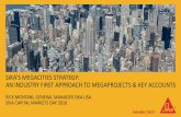 SIKA’S MEGAITIES STRATEGY: AN INDUSTRY FIRST APPROACH … · an industry first approach to megaprojects & key accounts rick montani, general manager sika usa sika capital markets