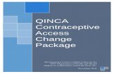 QINCA Contraceptive Access Change Package · Hospitals’ primary care, post-abortion, and postpartum services. ... Decide if and when to not have a child and the options for preventing