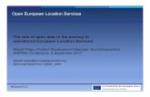 Open European Location Services - INSPIRE · Open European Location Services The role of open data in the journey to ... (Volunteering contributors: BEV) • Integrate Open ELS project