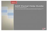 ADP Portal Help Guide - Genesee Health System Portal Help Guide.… · 0 ADP Portal Help Guide A Quick Reference This is a quick reference guide to help you navigate the ADP portal.