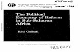 The Political Economy of Reform in Sub-Saharan Africadocuments.worldbank.org/curated/en/... · 4 The Political Economy of Reform in Sub-Saharan Africa trade during 1973-75 to 1981-83,