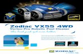 Zodiac VX55 4WD - Amazon S3 · Top-of-the-line Vortex-Pro VX55 4WD robotic cleaner now comes with NEW Cable Tangling Prevention Technology. Engineered to provide the ultimate pool