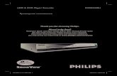 HDD & DVD Player/ Recorder DVDR3440H · HDD & DVD Player/ Recorder DVDR3440H welcome ... – Если у вас возникли вопросы или сложности в процессе