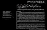 Mining - SciELO · gias para os serviços de desenvolvimento de mina subterrânea. 2. Metodologia Escolha do método de lavra subterrânea de acordo com as considerações importantes