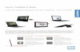 LAPTOP, TABLET, PROJECTOR, 3D CAMERA YOU …WHY YOU SHOULD BUY THE LENOVO THINKPAD® X1 TABLET Thin and light It’s a Tablet, but also a Laptop, a Projector, and even a 3D Camera!