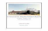 Cornerstone Presbyterian Church · PDF file Vision: We envision Cornerstone Presbyterian Church to be an equipping and ... including officer training, ministry team and community group