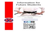 Information for Future Students - Microsoft97display.blob.core.windows.net/pdffiles/11872.pdf · Management); Certificate IV in Fitness; NCAS Level 1 Club Weightlifting/Sport Power