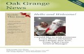 Oak Grange News - Amazon Web Services...Oak Grange News Inside This issue • Christmas Fair • Fun with the Nursery children • New Year’s eve Celebrations Chair Exercise sessions