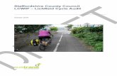 October 2019 - staffordshire.gov.uk · Tamworth Road 6 Tamworth Road is a heavily trafficked and fast road that requires off-road cycling provision. ... Mini roundabout at junction