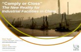 “Comply or Close” - amcham-shanghai.org · localise their environmental Business Unit, their operational procedures are embedded in our operations. ... Green-brand building road