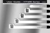 User Guide – HT600 Series v10/10 · HT600 Series Handheld Radio Transceiver Conforms to the following standards or other nominative docum ents: • EN 301 178 -2 V1.2.2: 2007-02,