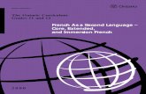 Ontario Curriculum, Grades 11 and 12 French As a Second ... · The Ontario Curriculum,Grades 11 and 12: French As a Second Language – Core,Extended,and Immersion French,2000 will