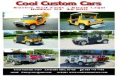 Golf Cart Brochure - Coolcustomcars.com Cart... · 2019-04-09 · Cool Custom Cars Electric Golf Carts — Street Legal Hummer H3 Sll.soo cool Custom Cars Alvarado MN, 56710 ph 218