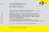 3028342 GI P 261 Cover - EMISIm Rahmen der digitalen Transformation in der öffentlichen Verwaltung und der Justiz ... Prof.Dr. Sara Hofmann, Universität Bremen Prof. Dr. Frank Hogrebe,