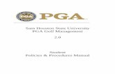 Sam Houston State University PGA Golf Management 2.0 ... · Tournament Requirement ... The Director for the Sam Houston State University PGA Golf Management program serves as the