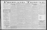 Freeland tribune. (Freeland, Pa.) 1902-12-08 [p ] FREELAND TRIBUNE. VOL. XV. NO. GO, Cold Weather I