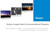 Santos Cooper Basin Unconventional Programenergymining.sa.gov.au/__data/assets/pdf_file/0008/...6 We understand the rocks Extensive subsurface data set from 50+ years of operation