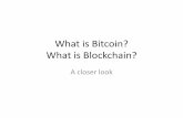 What is Bitcoin? What is Blockchain?pkc/dept/bitcoin/BitBlockTalk.pdf · • Anyone can download and use a program called a software wallet, which holds the keys (codes) used to generate