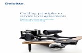 Guiding principles to service level agreements...Guiding principles to service level agreements Business process outsourcing: Finance & Accounting 7 Deeming vendors in breach and drawing