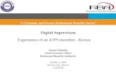 Experience of an IOPS member - Kenya · 2018-11-16 · Experience of an IOPS member - Kenya Nzomo Mutuku Chief Executive Office ... Real Estate Investment Trusts 30% ... v Regtech