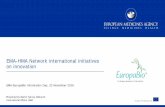 EMA-HMA Network international initiatives on …...An agency of the European Union EMA-HMA Network international initiatives on innovation EMA-EuropaBio Information Day, 22 November