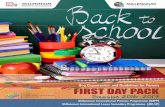 Bag Organization and Guidelines for Parents FIRST DAY PACKtmuc.edu.pk/wp-content/uploads/2016/09/First-Day-Pack-Millennium... · Bag Organization and Guidelines for Parents. CONTENT