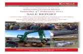 Collective Machinery & Pig Sale - Kivells Estate Agents and … · 2017-02-08 · several staying at Bed & Breakfast and Hotels within the area and many of the shop keepers in the
