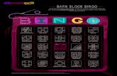 BARN BLOCK BINGO - Amazon S3Block+Bingo.pdf · BARN BLOCK BINGO Look for the following blocks while on a barn quilt trail and use the hashtag #apqquilttravel on Instagram to share