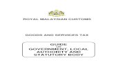 GUIDE GOVERNMENT, LOCAL AUTHORITY AND STATUTORY BODY Local... · 14. In performing the R & E functions, the local authority or statutory body imposes fees, levies, taxes, or cess