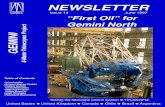 December 1996 Newsletter - Issue #13 - Gemini Observatory · Setting the Scene for Gemini Operations. As we move into 1997, the Gemini “Project” has started to receive its first
