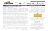 T HE P ARISH L IFE - St. Luke's Episcopal Church · T HE P ARISH L IFE 309 East Baltimore St. • Jackson, TN 38301 (731) 424-0556 • (731) 423-3688, fax stlukes@estlukes.org Parish
