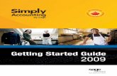 Getting Started Guide 2009/media/site/sage-50-accounting...00-21-602-35068 2009 Getting Started Guide Getting Started 1Setting Up Your Company 6 Setting Up Customers and Vendors 18