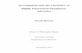Investigations into the Chemistry of Highly Fluorinated ...etheses.whiterose.ac.uk/3345/1/Thesis_jml.pdf · Investigations into the Chemistry of Highly Fluorinated Phosphorus Alkoxides