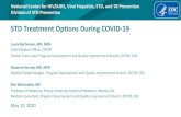 STD Treatment Options During COVID-19 · 2020-05-12 · National Center for HIV/AIDS, Viral Hepatitis, STD, and TB Prevention Division of STD Prevention STD Treatment Options During