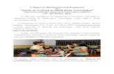 A Report on Skill Development Programme on Hands-on ... · A Report on Skill Development Programme on “Hands-on Training on MEAN Stack Technologies” Under Technical Education
