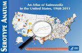 tum An Atlas of Salmonellatum An Atlas of Salmonella in the United States, 1968-2011 National Center for Emerging and Zoonotic Infectious Diseases Division of Foodborne, Waterborne,