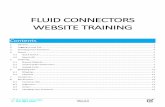 FLUID CONNECTORS WEBSITE TRAINING Webs… · FLUID CONNECTORS WEBSITE TRAINING Contents ... This search is limited to all Fluid Connectors part numbers and, if your account has one