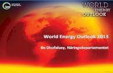 World Energy Outlook 2013 - Energimyndigheten · moves to South Asia Primary energy demand, 2035 (Mtoe) China is the main driver of increasing energy demand in the current decade,
