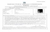 e-Admission Certificate - TPSC · PROVISIONAL ADMISSION CERTIFICATE Subject: Written Examination for Recruitment to the post of Lower Division Assistant-cum-Typist, Grade-VI of the