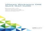 VMware Workspace ONE Quick Start Guide - VMware Workspace · PDF file VMware Workspace ONE VMware Identity Manager 3.2 VMware AirWatch 9.3. VMware Workspace ONE Quick Start Guide ...