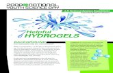 Helpful Hydrogels - ca4h.orgca4h.org/files/4662.pdfA hydrogel is a class of polymer with some unique characteristics. Find the hydrogel polymer in a diaper and examine its use. Collect