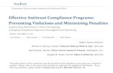Effective Antitrust Compliance Programs: Preventing ...media.straffordpub.com/.../presentation.pdf · Antitrust Compliance and Cartels 7 • Compliance programs often are particularly