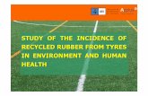 STUDY OF THE INCIDENCE OF RECYCLED RUBBER ......Medio Ambiente INSTITUTO DE BIOMECÁNICA DE VALENCIA (IBV) & Applus For it, there has been selected a sample of rubber recycled by mechanical