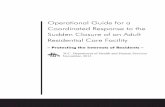 Operational Guide for a Coordinated Response- Sudden ... · Operational Guide for a Coordinated Response to the Sudden Closure of an Adult Residential Care Facility. North Carolina