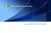 Purchase Order Processing - ERP, CRM - Microsoft Dynamics ... · PURCHASE ORDER PROCESSING v CONTENTS Entering landed costs for a shipment item .....225