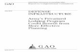 GAO-10-771 Defense Infrastructure: Army's Privatized ...need to address facility life-safety and critical repair issues before using the facilities as collateral as factors that affected